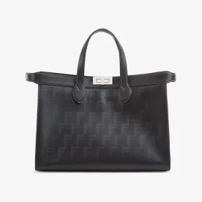 芬迪/Fendi Peekaboo ISeeU Forty8手袋-黑色皮革手袋-男士手袋 7VA566AL8WF0GXN 8054321966608