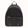 芬迪/Fendi 背包_尼龙和黑色皮质背包 7VZ042 A5E VF0KUR