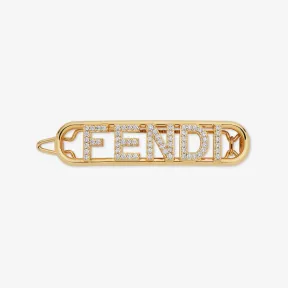 芬迪/Fendi Fendigraphy发夹-金色发夹-女士发饰 8AH612A44GF089U 8054321516131