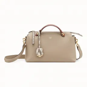 芬迪/Fendi 标准款式 BY THE WAY_米色皮革波士顿手袋 8BL124 80L F13X9