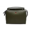 芬迪/Fendi  深绿色 牛皮  手提包 8BN2935QLF02DV