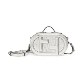 芬迪/Fendi O’Lock迷你相机包银色皮革迷你手袋-女士手袋-FENDI芬迪中国官网 8BS058AISPF0MK5-8054321441303