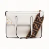 芬迪/Fendi  FLIP小号_白色皮革手袋 8BT306 A5D YF0K7E