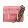 芬迪/Fendi  FLIP小号_粉红色皮质手袋 8BT306 A5D YF0L17