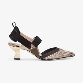 芬迪/Fendi 女士 米色网纱 Colibrì 8J6969A8CCF17S2