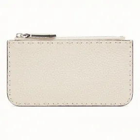 芬迪/Fendi 卡片夹_白色皮革手拿包 8M0388 SFR F0MU3