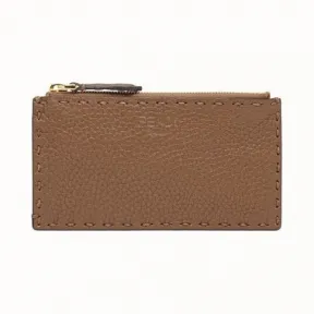 芬迪/Fendi 卡片夹_棕色皮质手拿包 8M0411 SMT F1893