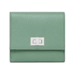 芬迪/Fendi Peekaboo 钱夹 - 薄荷绿颜色的  皮质小型手提袋  8M0438A91BF1HZM