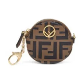 芬迪/Fendi 零钱包 - 棕色皮革零钱包 8M0444AAFMF13VK 8058613177109