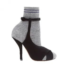 芬迪/Fendi 女士黑色布料鞋履 8T6621 A02 JF10D4