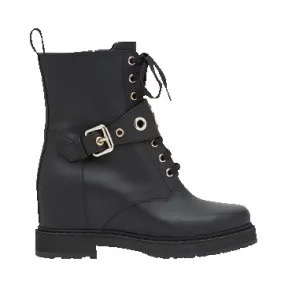 芬迪/Fendi 女士黑色皮革鞋履 8T6633 NA7 F0QA1