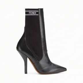 芬迪/Fendi 靴子_黑色皮革靴子 8T6645 A1G EF07LV