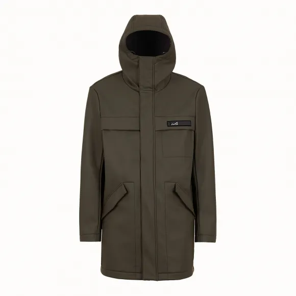 芬迪/Fendi 连帽外套_绿色尼龙连帽外套 FAA586 A53 GF144T