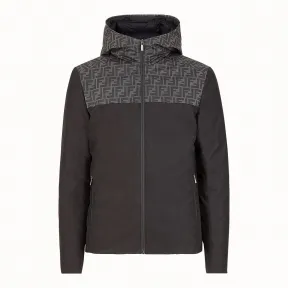 芬迪/Fendi 羽绒外套_黑色尼龙羽绒服 FAA597 A53 NF0GME