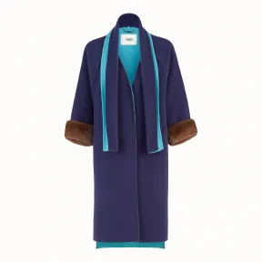 芬迪/Fendi 外套_拼色羊绒外套 FF8450 W18 F12I9