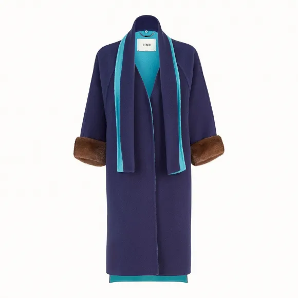 芬迪/Fendi 外套_拼色羊绒外套 FF8450 W18 F12I9