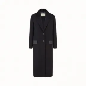 芬迪/Fendi 黑色羊绒外套 FF8716W18F0ZNJ