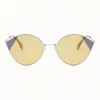 芬迪/Fendi CUT-EYE_银色太阳镜 FOG378 V1T F14W9