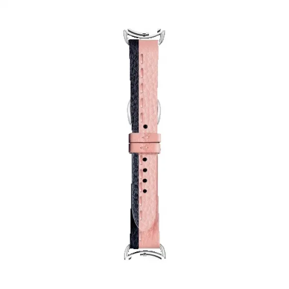 芬迪/Fendi 女士黑色和粉色Selleria Strap You小牛皮表带 FOR342 6WJ F01W3