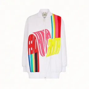 芬迪/Fendi 飞行员外套_ Roma Amor皮革飞行员外套 FPJ751 A8E RF0ZNM