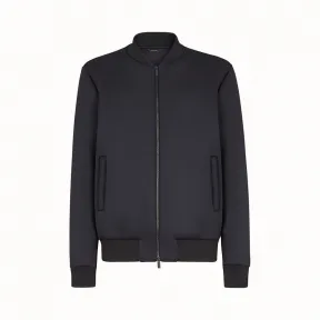芬迪/Fendi 紧身夹克_黑色高科技布料夹克 FW0833 A87 CF0QA1