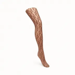 芬迪/Fendi 裤袜_米色尼龙裤袜 FXZ528 A39 DF0QB9