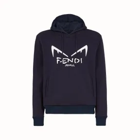 芬迪/Fendi 运动衫_蓝色棉质针织毛衣 FY0981 A87 BF03LQ