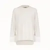 芬迪/Fendi 女士 白色羊绒毛衣 FZY766A61IF0C00
