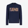芬迪/Fendi 套头衫_蓝色羊绒毛衣 FZZ373 A65 BF0UV6