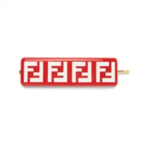 芬迪/Fendi 发夹 - 红色和白色发夹，饰有徽标 JFP333AKVPF0CSQ