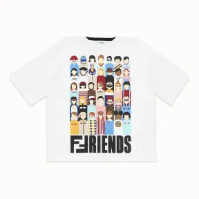 芬迪/Fendi T恤_白色针织T恤 JMI266 7AJ F0QA0