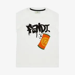 芬迪/Fendi 男童平纹布T恤 JMI3147AJF0TU9