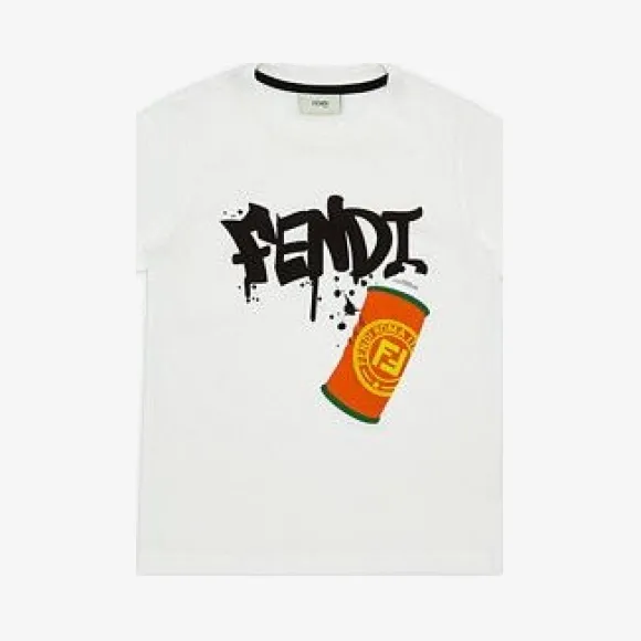 芬迪/Fendi 男童平纹布T恤 JMI3147AJF0TU9