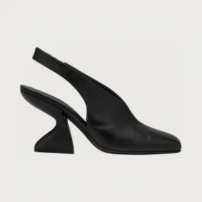 菲拉格慕/Salvatore Ferragamo 雕塑感鞋跟露跟鞋 01B386-743744-743744