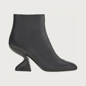 菲拉格慕/Salvatore Ferragamo F形楔跟踝靴 01D211-751122-751122