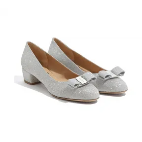 菲拉格慕/Salvatore Ferragamo Vara蝴蝶结高跟鞋 01P692_709618
