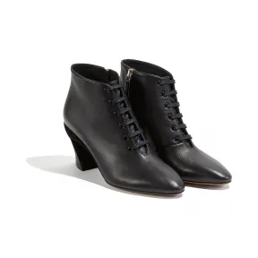 菲拉格慕/Salvatore Ferragamo 系带雕塑造型鞋跟踝靴 01Q334_720216