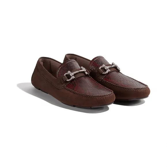 菲拉格慕/Salvatore Ferragamo Gancini开车莫卡辛鞋 024728_703738