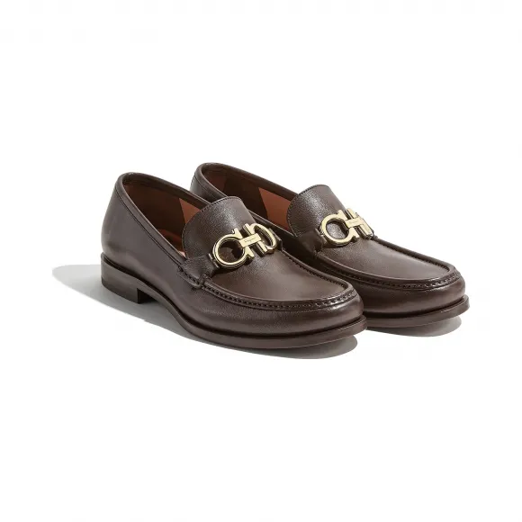 菲拉格慕/Salvatore Ferragamo Gancini莫卡辛鞋 02B715_715551
