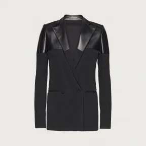 菲拉格慕/Salvatore Ferragamo 纳帕皮嵌料西装外套 135481-750710-750710