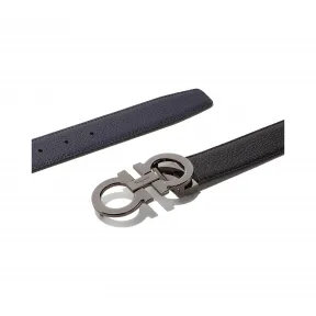 菲拉格慕/Salvatore Ferragamo 双面可调式Gancini皮带 679710_687611