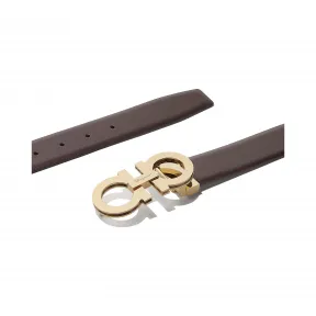 菲拉格慕/Salvatore Ferragamo 可调式Gancini双扣皮带 679880_688757