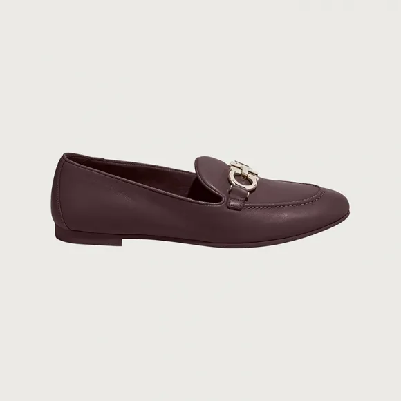 菲拉格慕/Salvatore Ferragamo Trifoglio Gancini 莫卡辛鞋 - 鞋履 01Q106-725759
