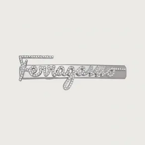 菲拉格慕/Salvatore Ferragamo Fantasia 水晶标志发夹 - 软配饰 340098-736507