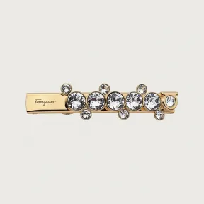 菲拉格慕/Salvatore Ferragamo Fantasia 水钻发夹 - 丝绸和配饰 340104-736509