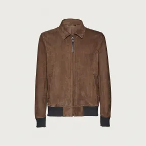菲拉格慕/Salvatore Ferragamo 麂皮夹克 - 成衣 14C043-743250