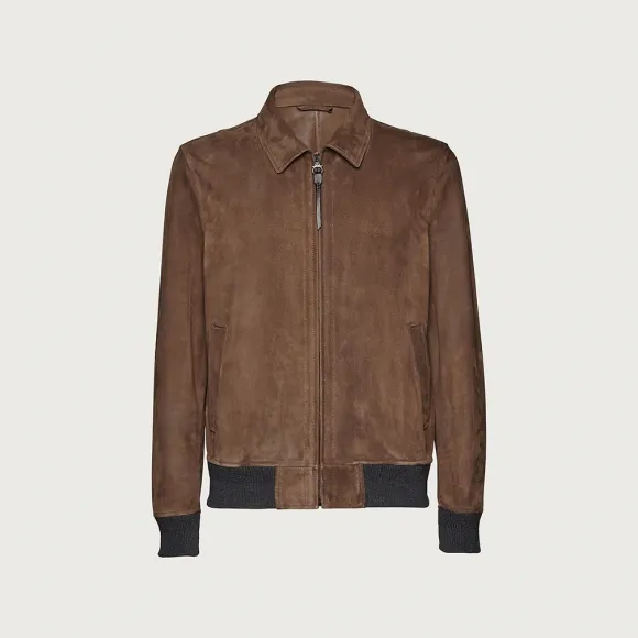 菲拉格慕/Salvatore Ferragamo 麂皮夹克 - 成衣 14C043-743250