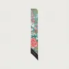 菲拉格慕/Salvatore Ferragamo Giardino 印花真丝抹胸 - 丝绸和配饰 320280-747138
