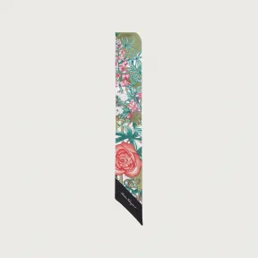 菲拉格慕/Salvatore Ferragamo Giardino 印花真丝抹胸 - 丝绸和配饰 320280-747138