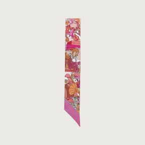 菲拉格慕/Salvatore Ferragamo Studio 印花真丝抹胸 - 丝绸和配饰 320286-747589